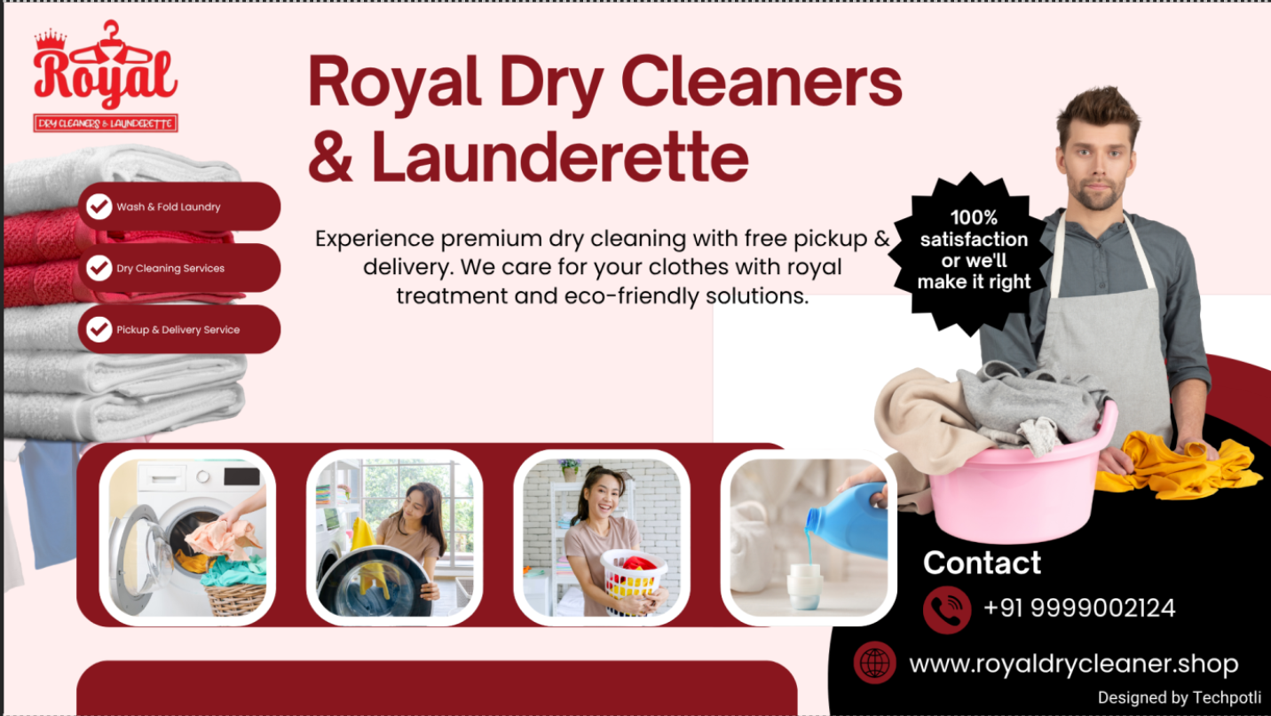 Make Your Carpet, Shoes, Laundry Cleaners With Expert Royal Dry Cleaning